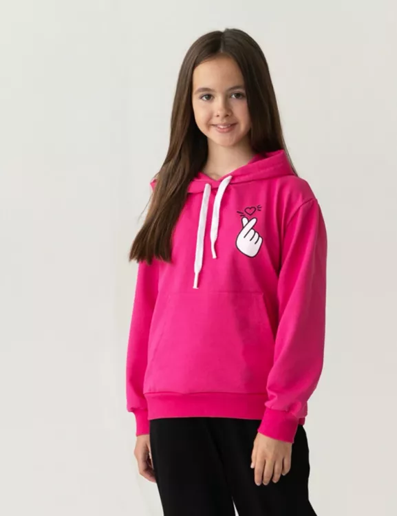Толстовка детская 1543 фуксия последний размер