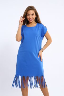 Платье женское 4-104е (васильковый)