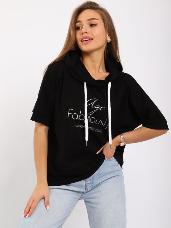 Футболка женская 6-207а (черный)