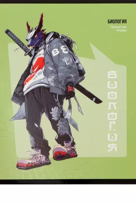 Тетрадь КЛЕТКА 48л. БИОЛОГИЯ «МАНГА» (Т48-1487) стандарт, твин-лак