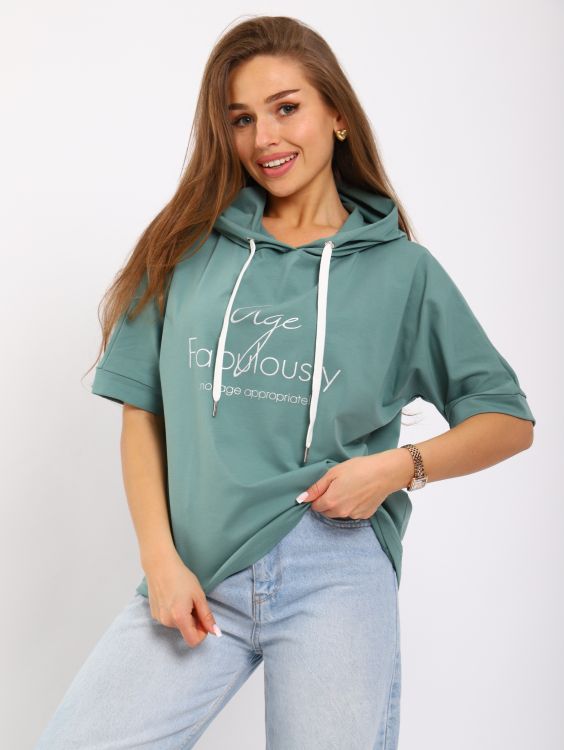 Футболка женская 6-207б (шалфей)