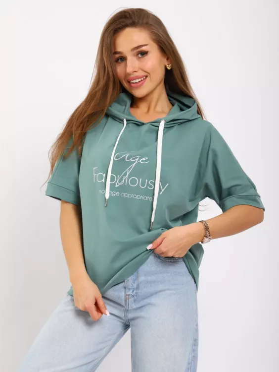 Футболка женская 6-207б (шалфей)