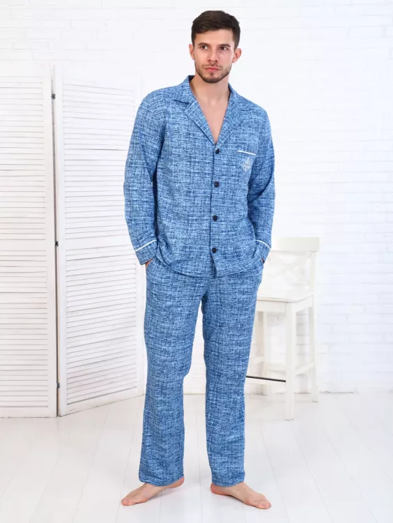 Пижама мужская 9-194в (синий)