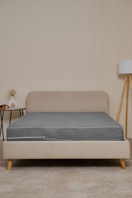 Чехол на матрац стеганный - Темно-серый