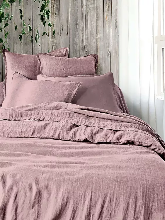 Постельное белье вареный хлопок - Розовый меланж