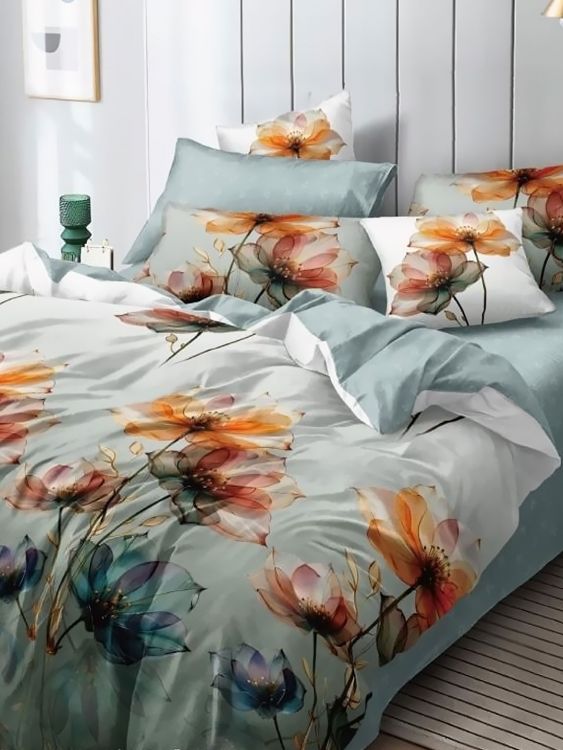 Постельное белье поплин эксклюзив на молнии - Сатурния