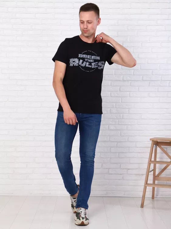 Рулс (чёрный) футболка