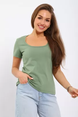 Футболка женская 6-203з (оливковый)