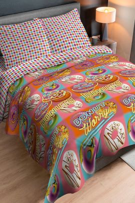 Постельное белье перкаль премиум - Пончики