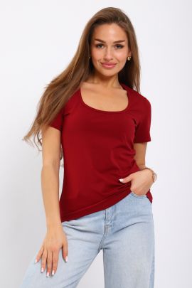 Футболка женская 6-203ж (бордо)