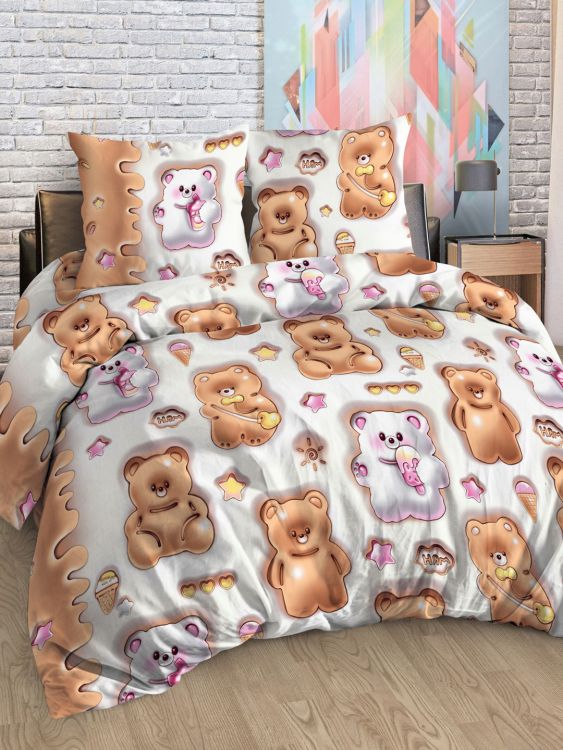 Постельное белье детское самойловская бязь - Мишутки