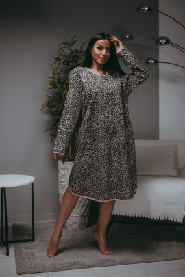 Мелодия сорочка женская (леопард)