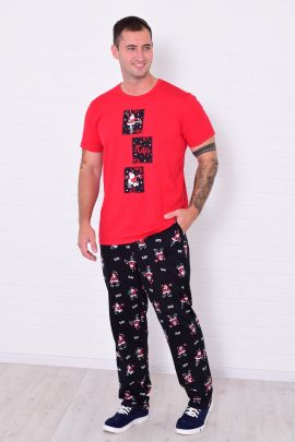 Пижама мужская 9-217 (красный)