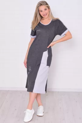 Платье женское 4-111 (антрацит)