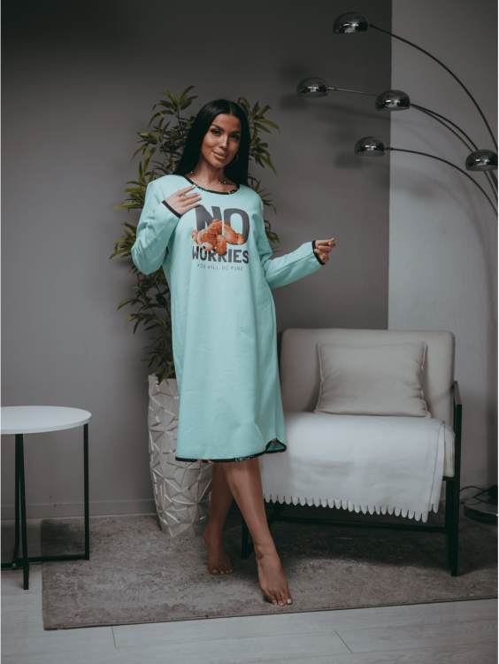 Мелодия сорочка женская (ментол) Мелодия сорочка женская (ментол)