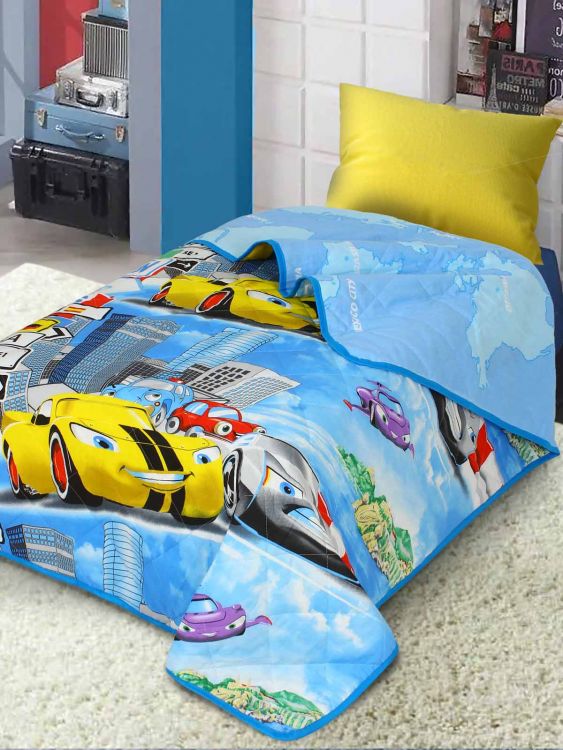 Покрывало детское из поплина - Суперкар