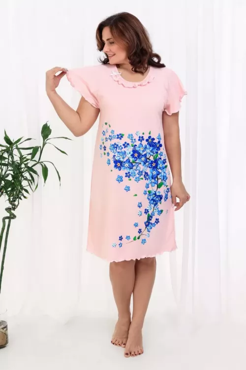 Сорочка 21563 пудра последний размер