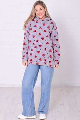 Толстовка женская 6-219 (серый)