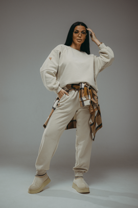 Калипсо костюм женский (кремовый)