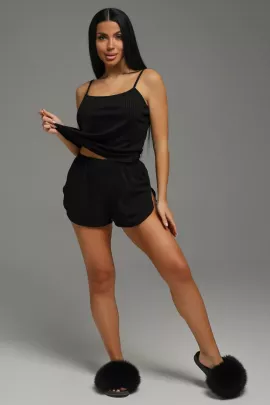 Бьюти пижама женская (черный)