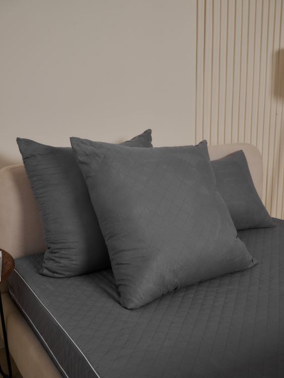 Комплект подушек для сна - Темный серый