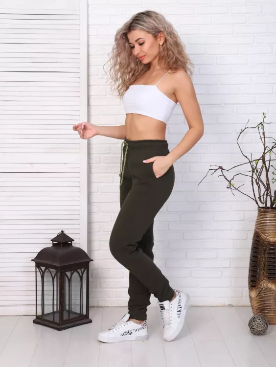 Брюки женские 8-040м (хвоя)