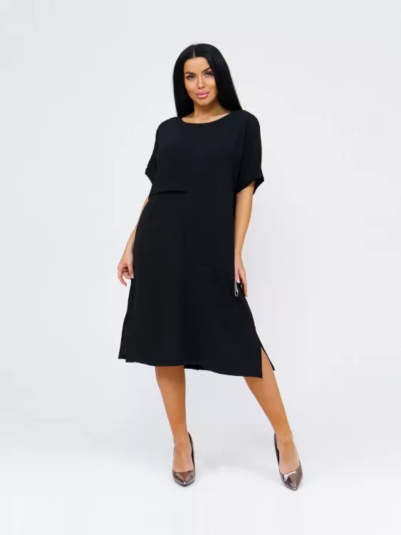 Платье 1828/2 черный последний размер
