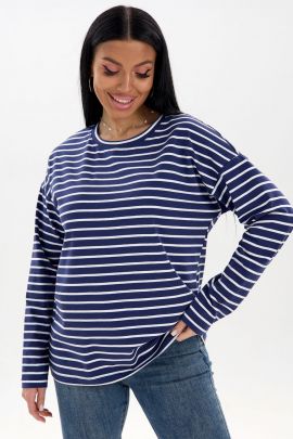 Лонгслив 0232-09 темно-синий последний размер