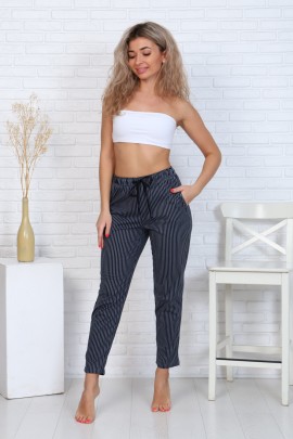 Брюки женские 8-031м (графит) Монстера