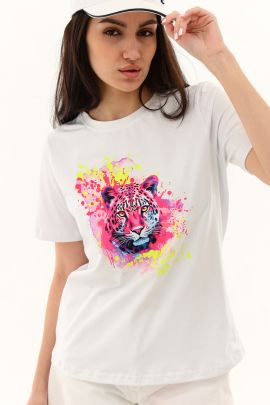 Футболка Bright leopard