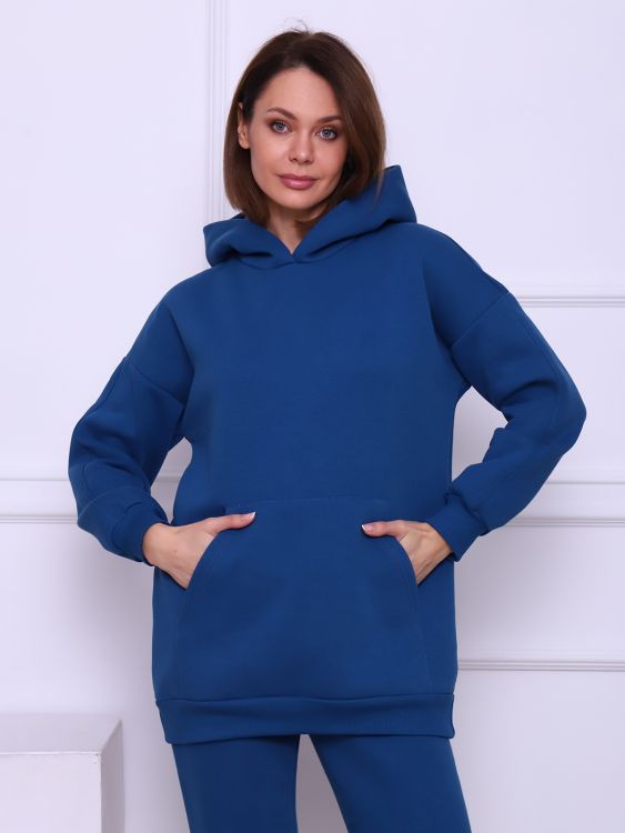 Перфект(индиго) толстовка(худи)