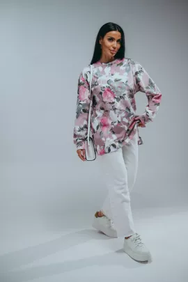 Свитшот Розочка 1 пудра последний размер