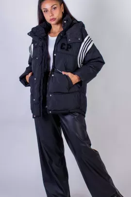 Куртка На стиле демисезонная черный последний размер