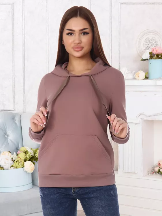 Жанна (кофе) толстовка (джемпер)