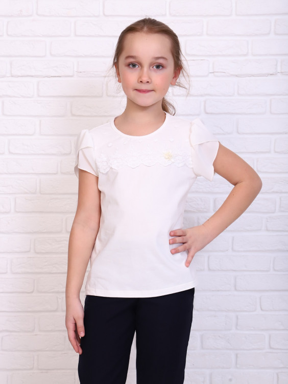 Мимоза блузка детская кор. рукав