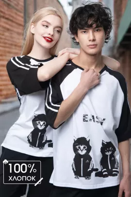 Футболка оверсайз с принтом ФБН0010