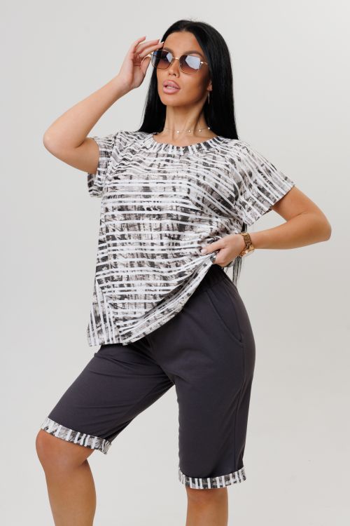 Костюм с шортами женский 380640