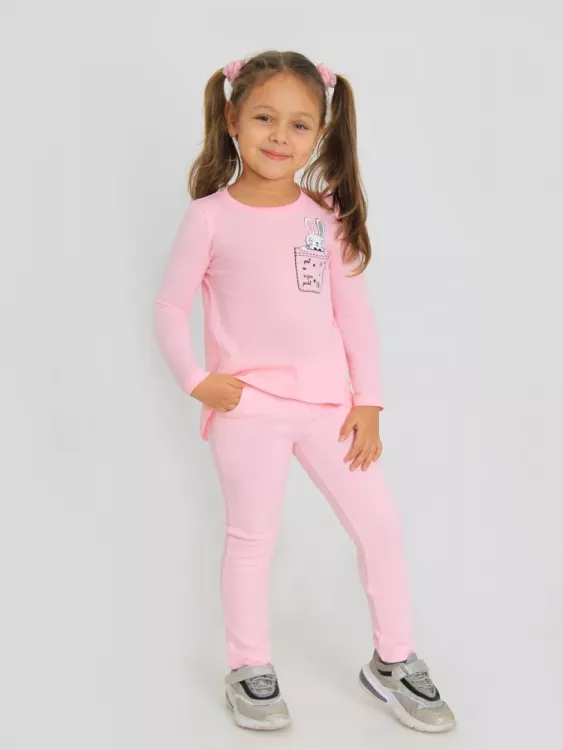 Брюки детские Зайка-2 розовый последний размер