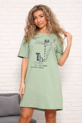Туника 136681 оливка последний размер