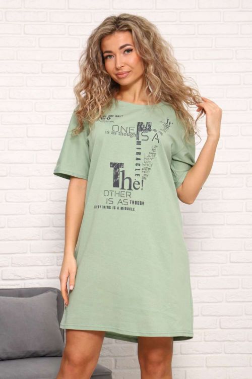 Туника 136681 оливка последний размер