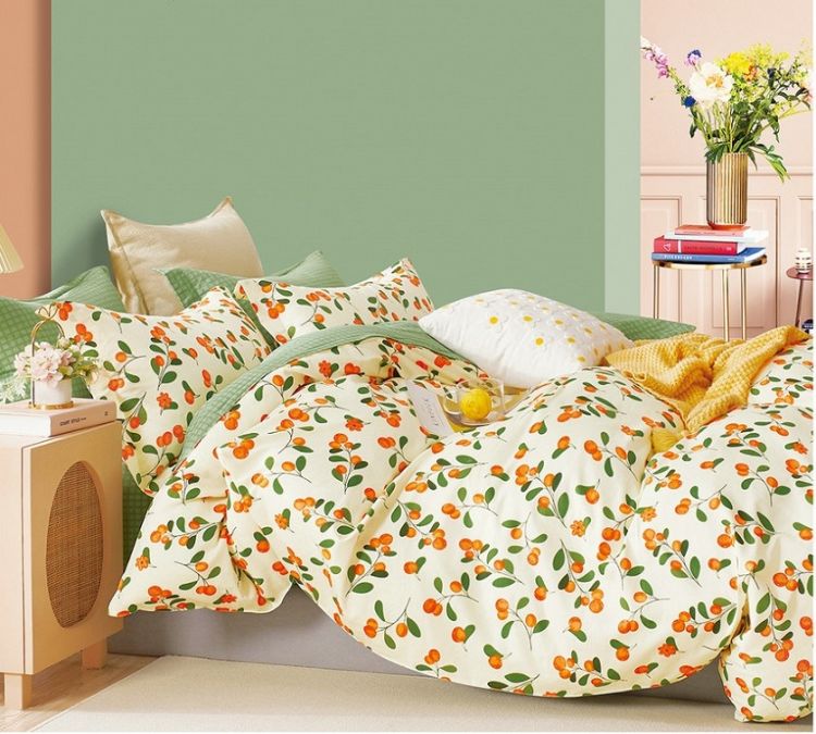 Постельное белье сатин люкс - Брусника