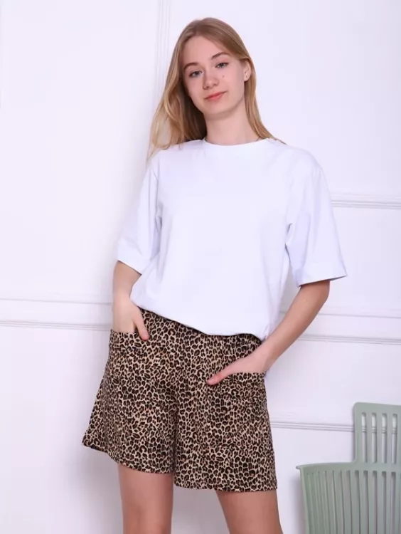Шорты Лора - Леопард - 2