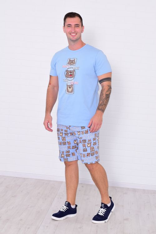 Пижама мужская 9-210а (индиго)