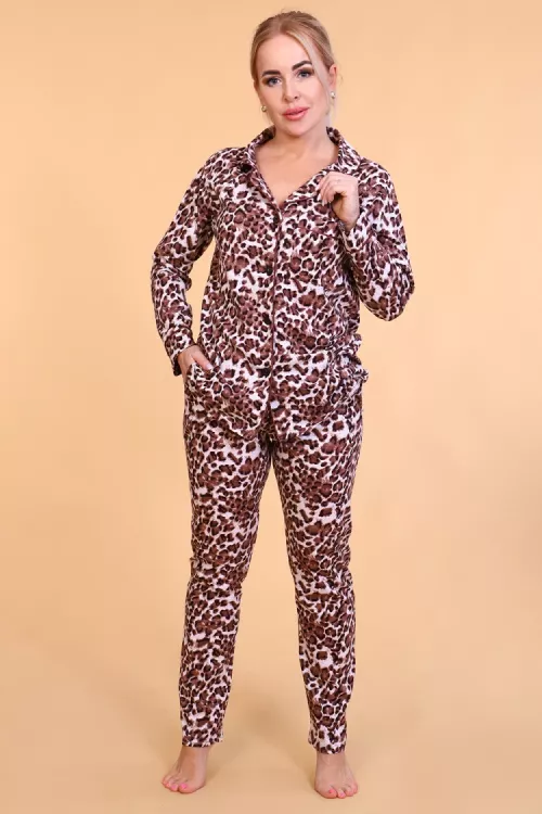 Пижама 27317 леопард последний размер
