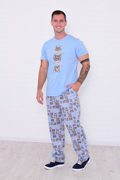 Пижама мужская 9-211а (индиго)