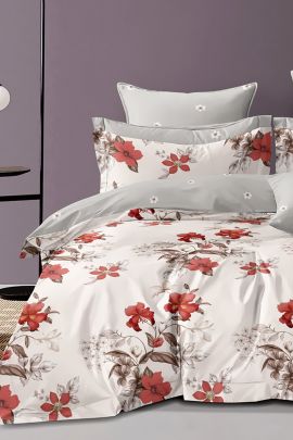 Постельное белье из сатина элит на молнии - Августина