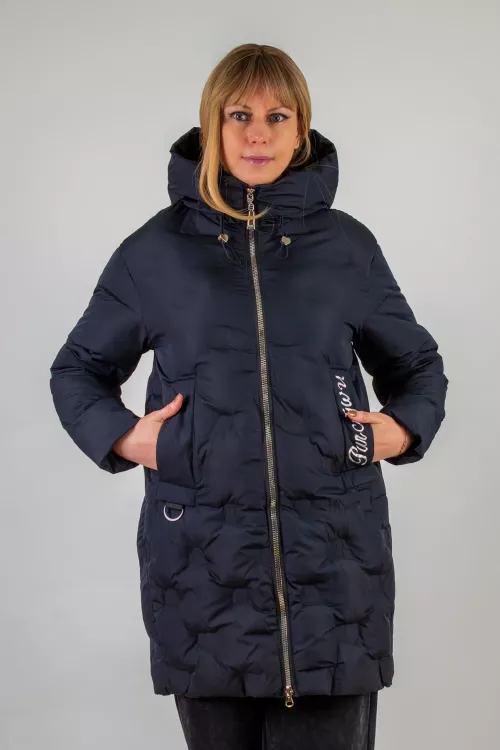 Зимняя куртка с капюшоном арт.611