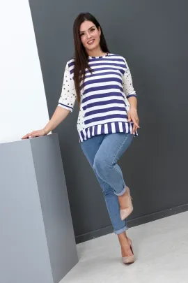 Туника женская 720464 сине-зеленый последний размер