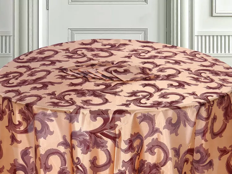 Карамель Скатерть+салфетка 30*30(6шт) трикот