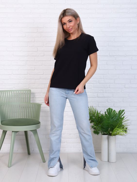 *Футболка женская Ф-2-036а (черный)